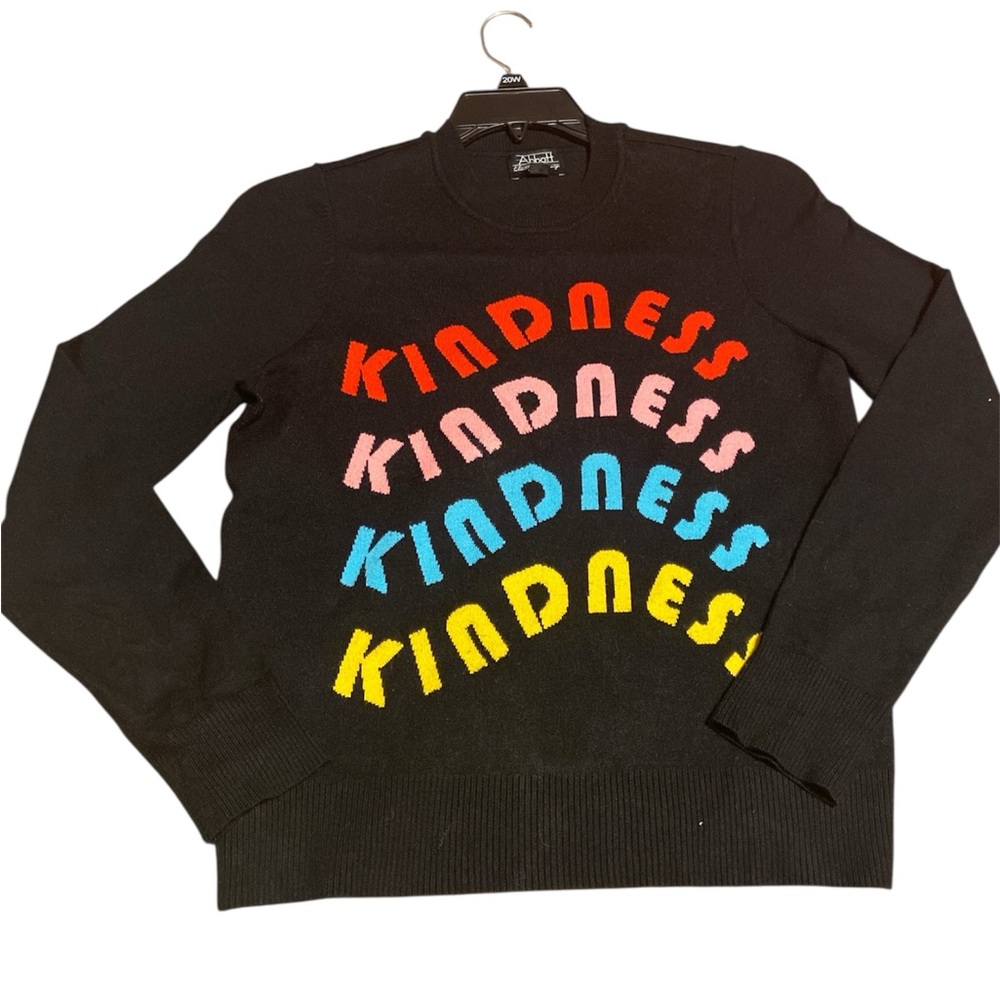 Black 'Kindness' Sweater
